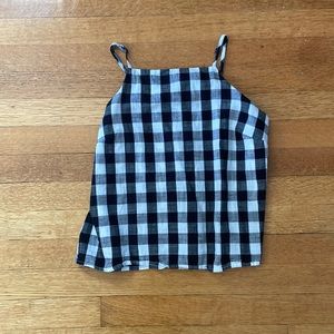 altar’d state button back gingham top
